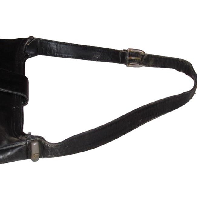 1950s Gucci Vintage Bluish Black Leather Jackie Hobo Bag | AlmaBagz - Image 8