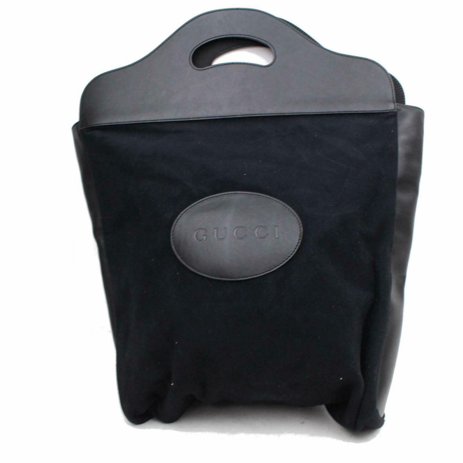 Brand Inspired Gucci Tote Bag Black Leather (SHC1-14638) | AlmaBagz