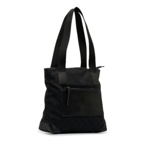 Black Gucci GG Canvas Tote Bag | AlmaBagz