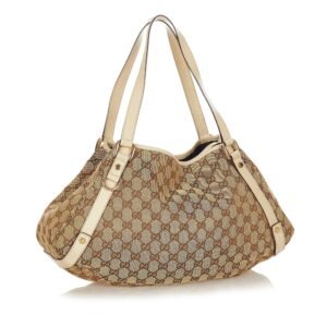 Brown Gucci GG Canvas Pelham Tote Bag | AlmaBagz