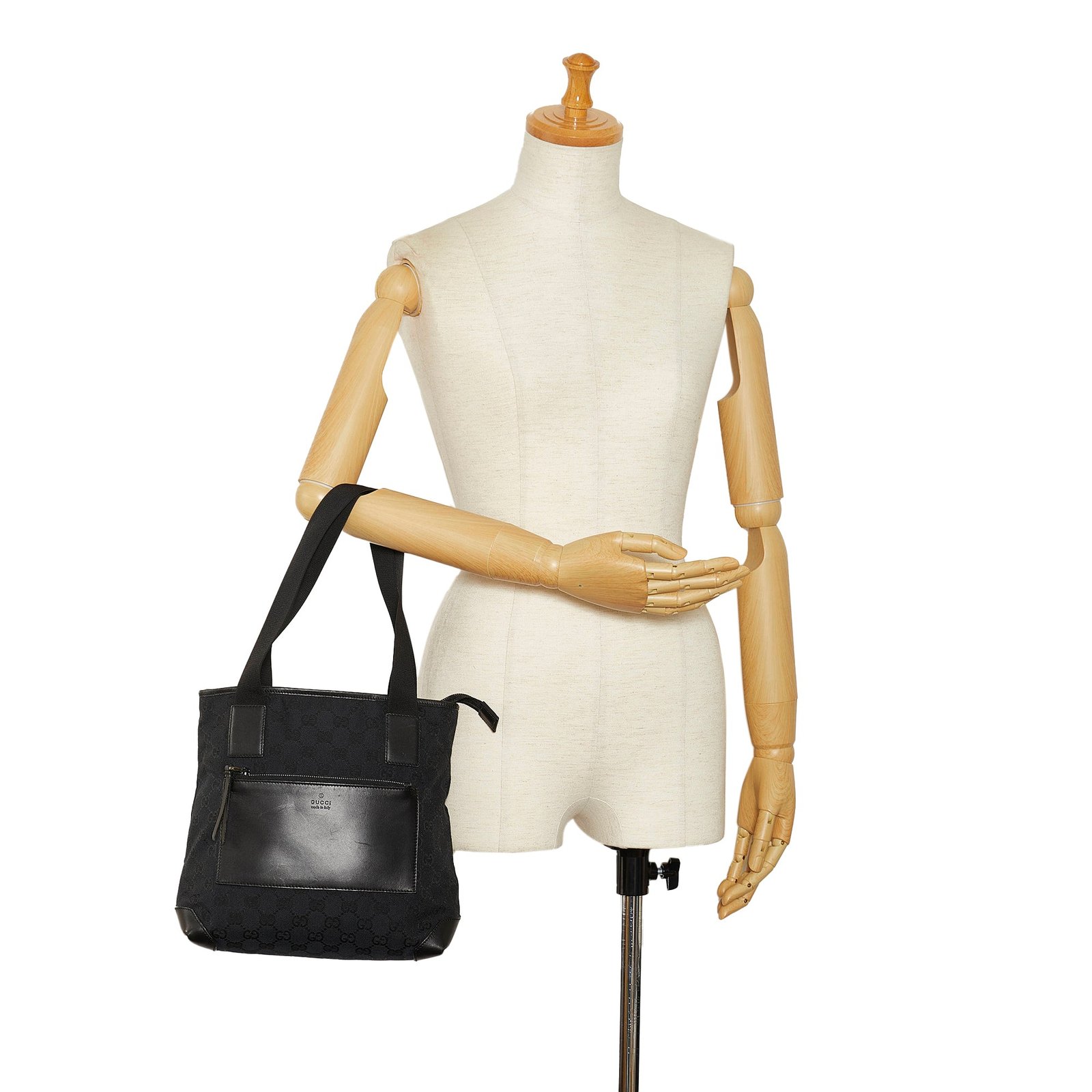 Black Gucci GG Canvas Tote Bag | AlmaBagz - Image 15