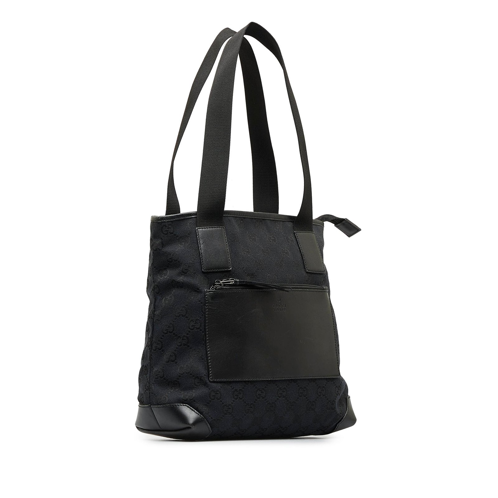 Black Gucci GG Canvas Tote Bag | AlmaBagz