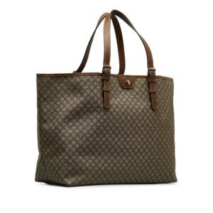 Brown Gucci Canvas Diamante Tote | AlmaBagz