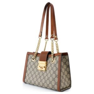 (WMNS) GUCCI Padlock GG Bag Small-Size Brown 498156-KHNKG-8534 | AlmaBagz