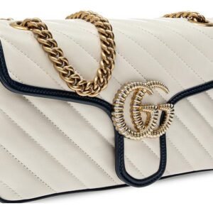 (WMNS) GUCCI Marmont Series Bag Pack Small White 443497-0OLFX-9085 | AlmaBagz
