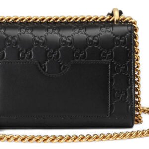 (WMNS) GUCCI Padlock GUCCI Signature Backpack Black 409487-CWC1G-1000 | AlmaBagz