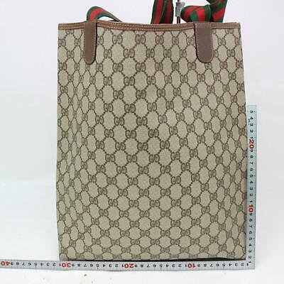 Brand Inspired Gucci Tote Bag Brown PVC | AlmaBagz - Image 2