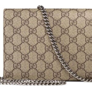 (WMNS) GUCCI Dionysus Series Synthetic canvasChain bag Dionysus Brown 401231-KHNSN-8642 | AlmaBagz