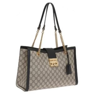 (WMNS) GUCCI GG Padlock Series Single-Shoulder Bag Middle-Size Creamy/Brown 479197-KHNKG-9769 | AlmaBagz