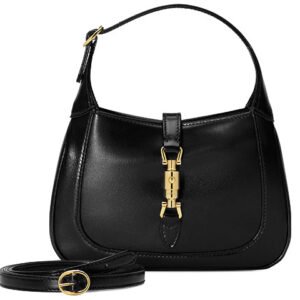 (WMNS) GUCCI Jackie 1961 Series Bag Single-Shoulder Bag MIni-Size Black 637091-10O0G-1000 | AlmaBagz