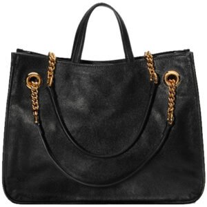 (WMNS) GUCCI 1955 Button Tote hand Bag Single Shoulder Bag Middle Black 621144-1U10G-1000 | AlmaBagz