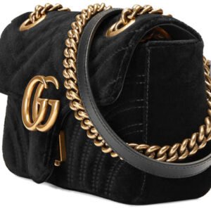 (WMNS) GUCCI GG Marmont ClassicG Crossbody Bag Single Shoulder Bag Black 446744-K4D2T-1000 | AlmaBagz