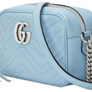 (WMNS) GUCCI GG Marmont Series Bag Small-Size Blue 447632-DTD1Y-4928 | AlmaBagz