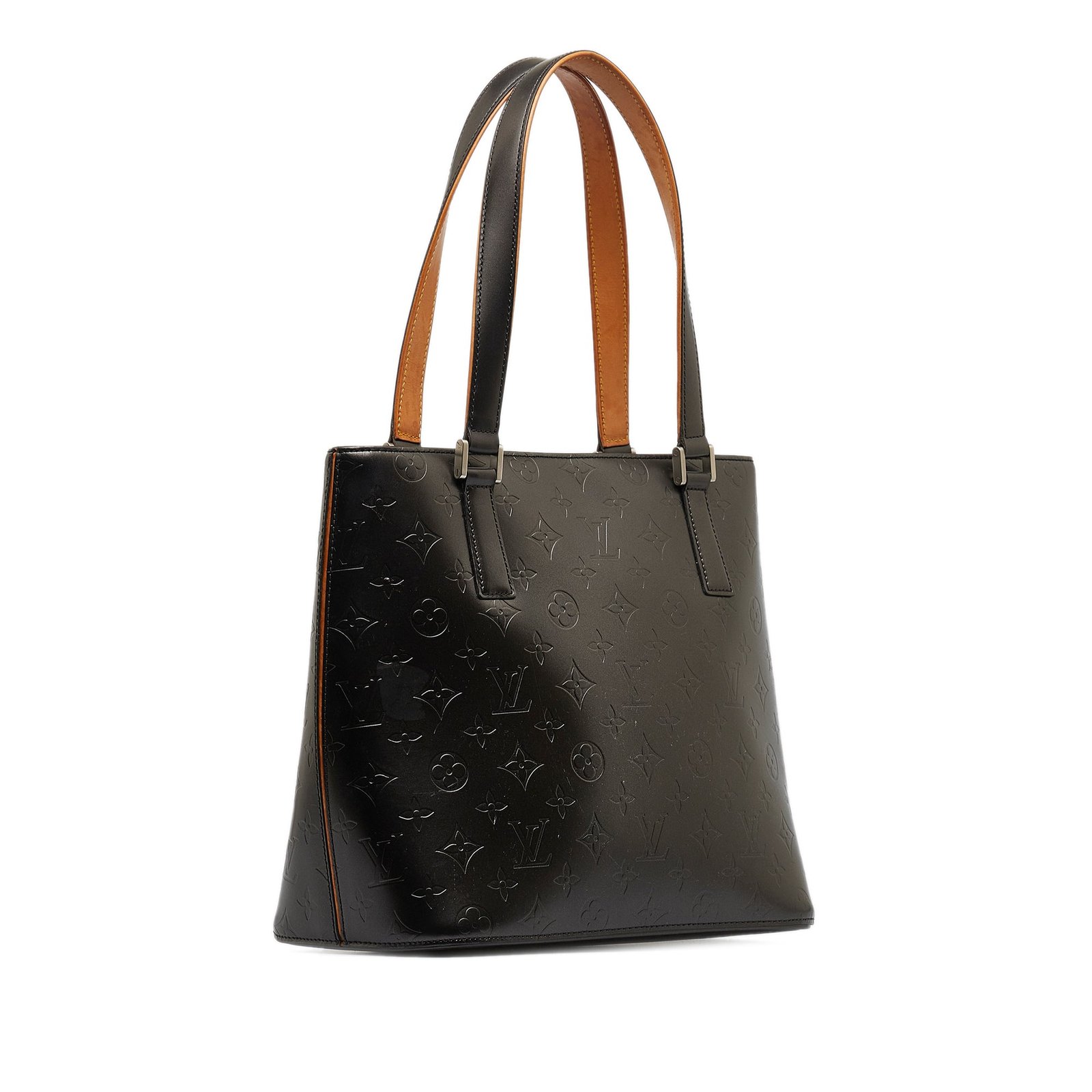 Black Louis Vuitton Monogram Mat Stockton Tote Bag | AlmaBagz