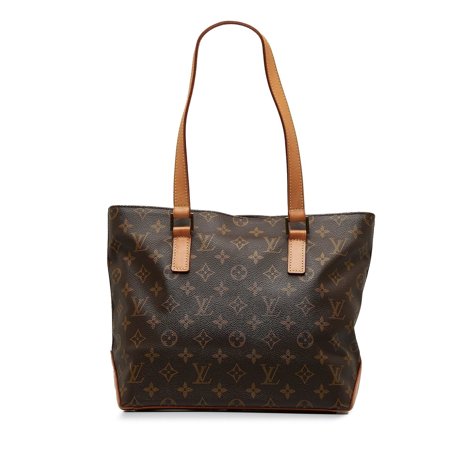 Brown Louis Vuitton Monogram Cabas Piano Tote Bag | AlmaBagz - Image 13