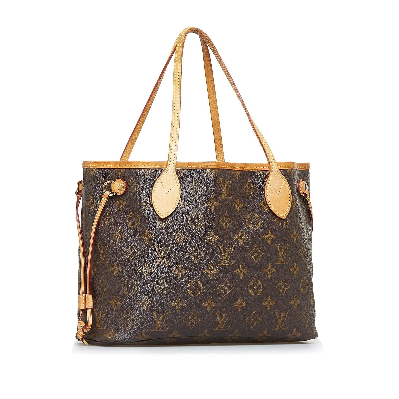 Brown Louis Vuitton Monogram Neverfull PM Tote Bag | AlmaBagz
