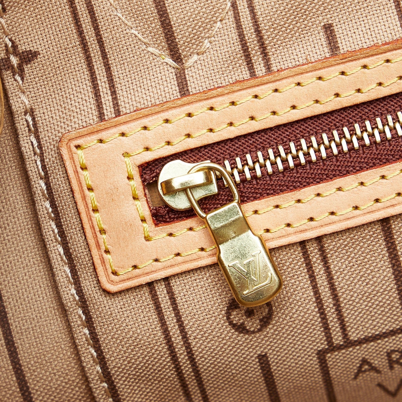 Brown Louis Vuitton Monogram Neverfull PM Tote Bag | AlmaBagz - Image 7