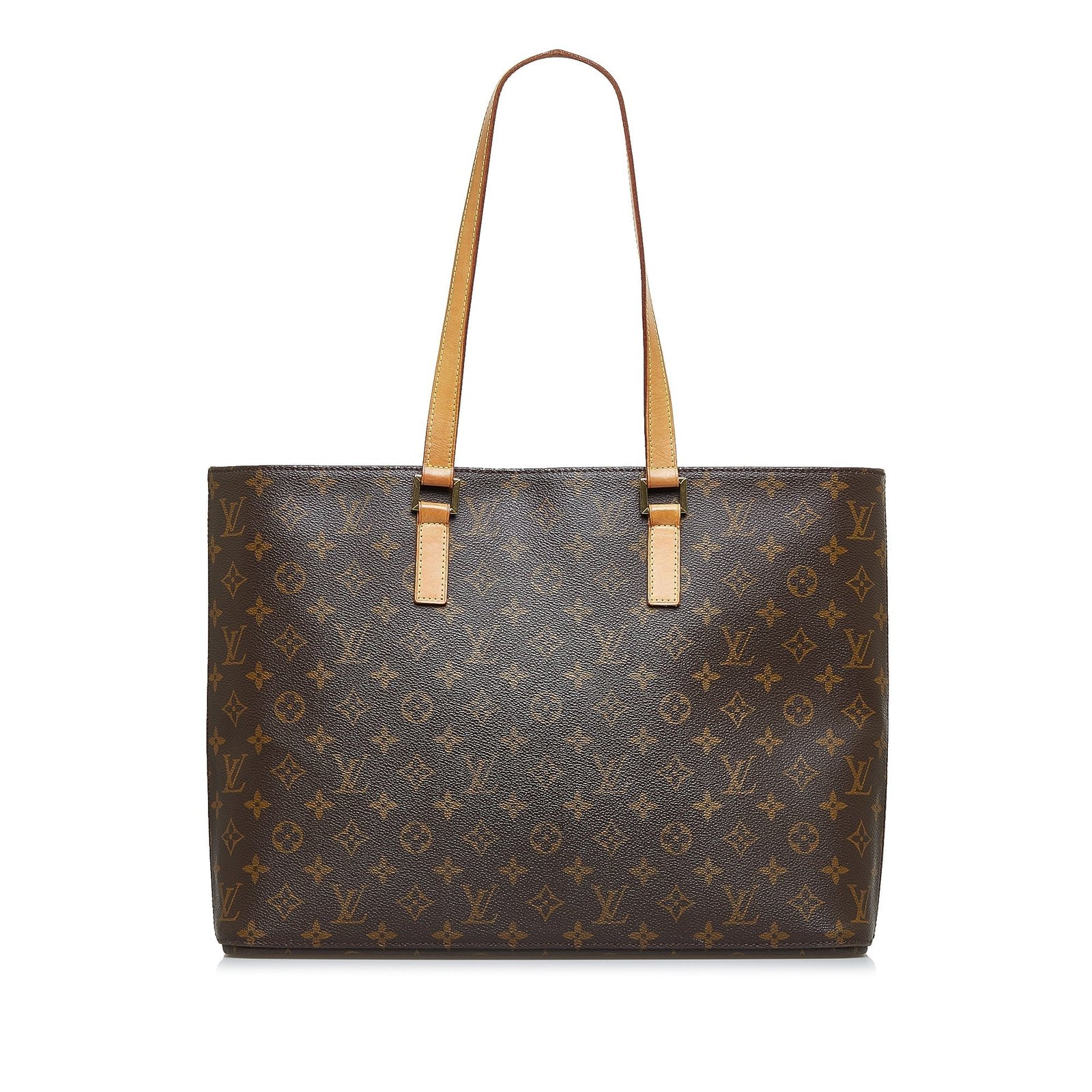 Brown Louis Vuitton Monogram Luco Tote | AlmaBagz - Image 9