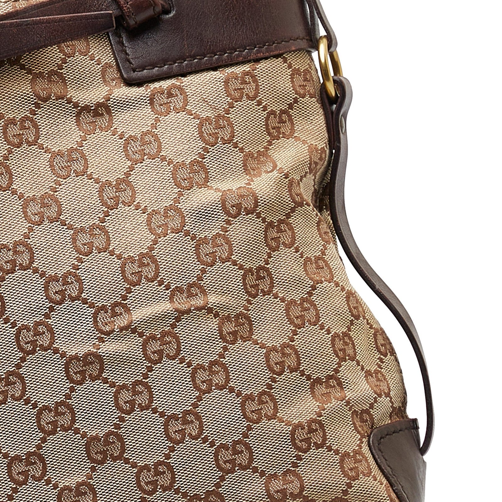 Brown Gucci GG Canvas Tote Bag | AlmaBagz - Image 9
