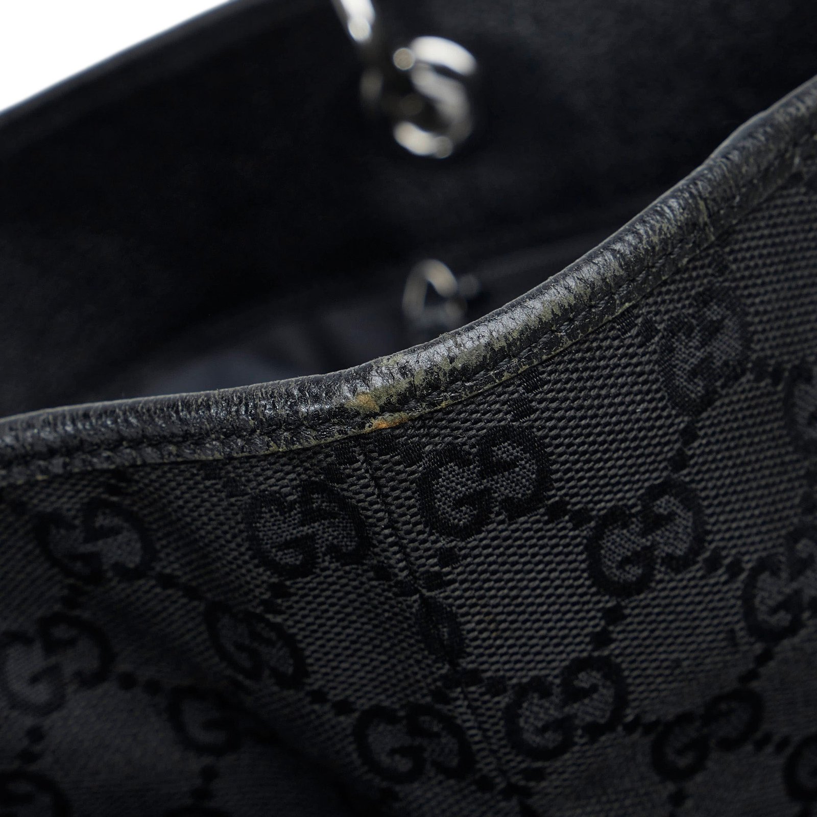 Black Gucci GG Canvas Eclipse Tote Bag | AlmaBagz - Image 10