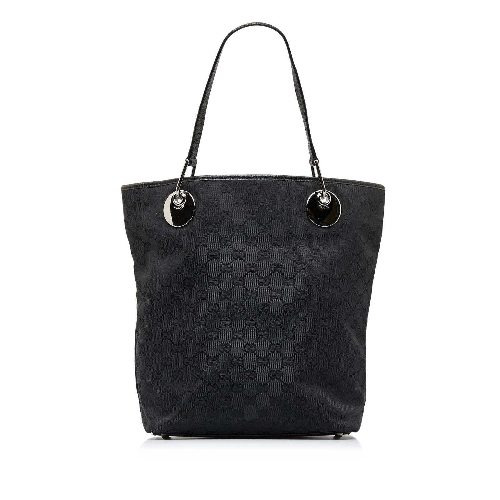 Black Gucci GG Canvas Eclipse Tote Bag | AlmaBagz - Image 2
