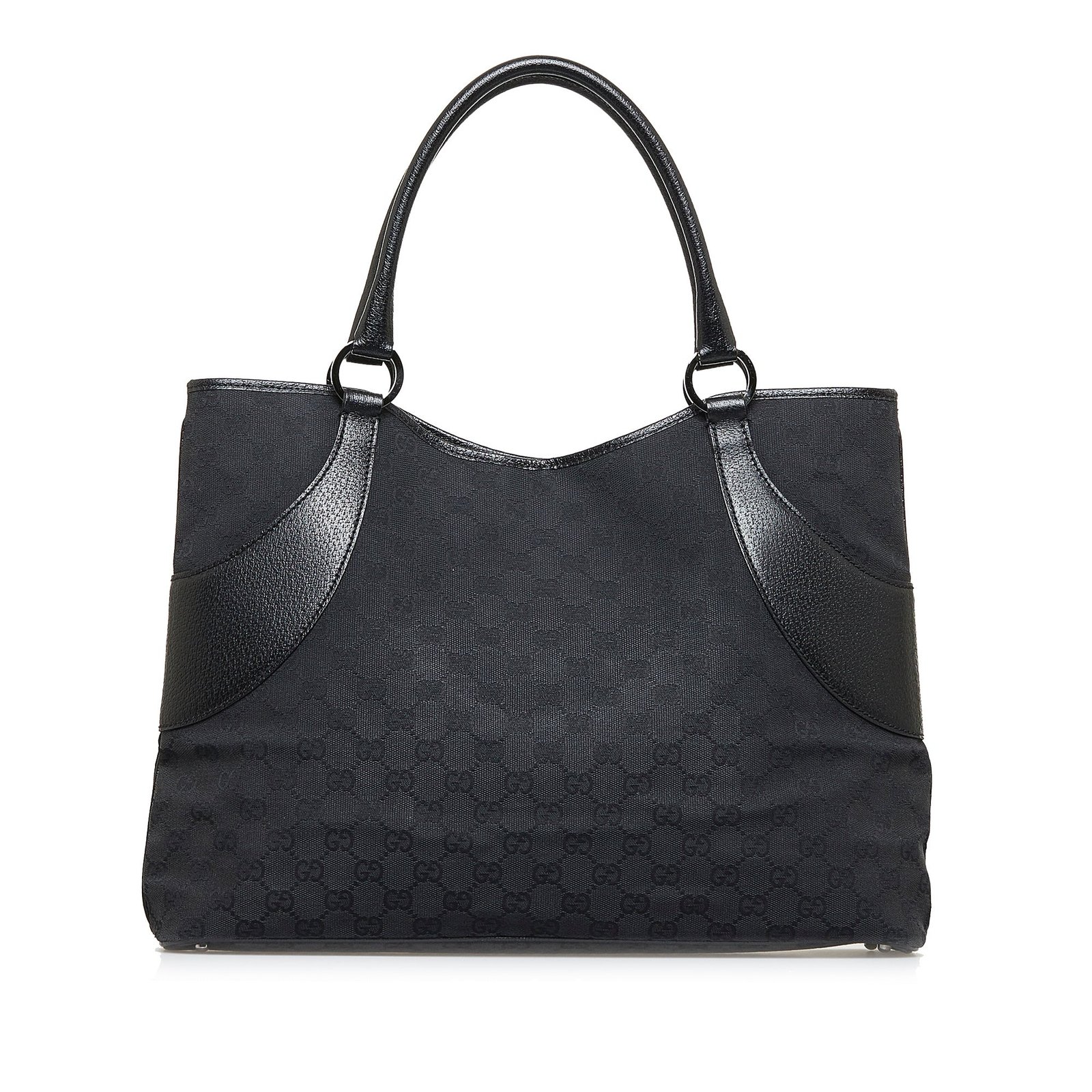 Black Gucci GG Canvas Tote Bag | AlmaBagz - Image 9