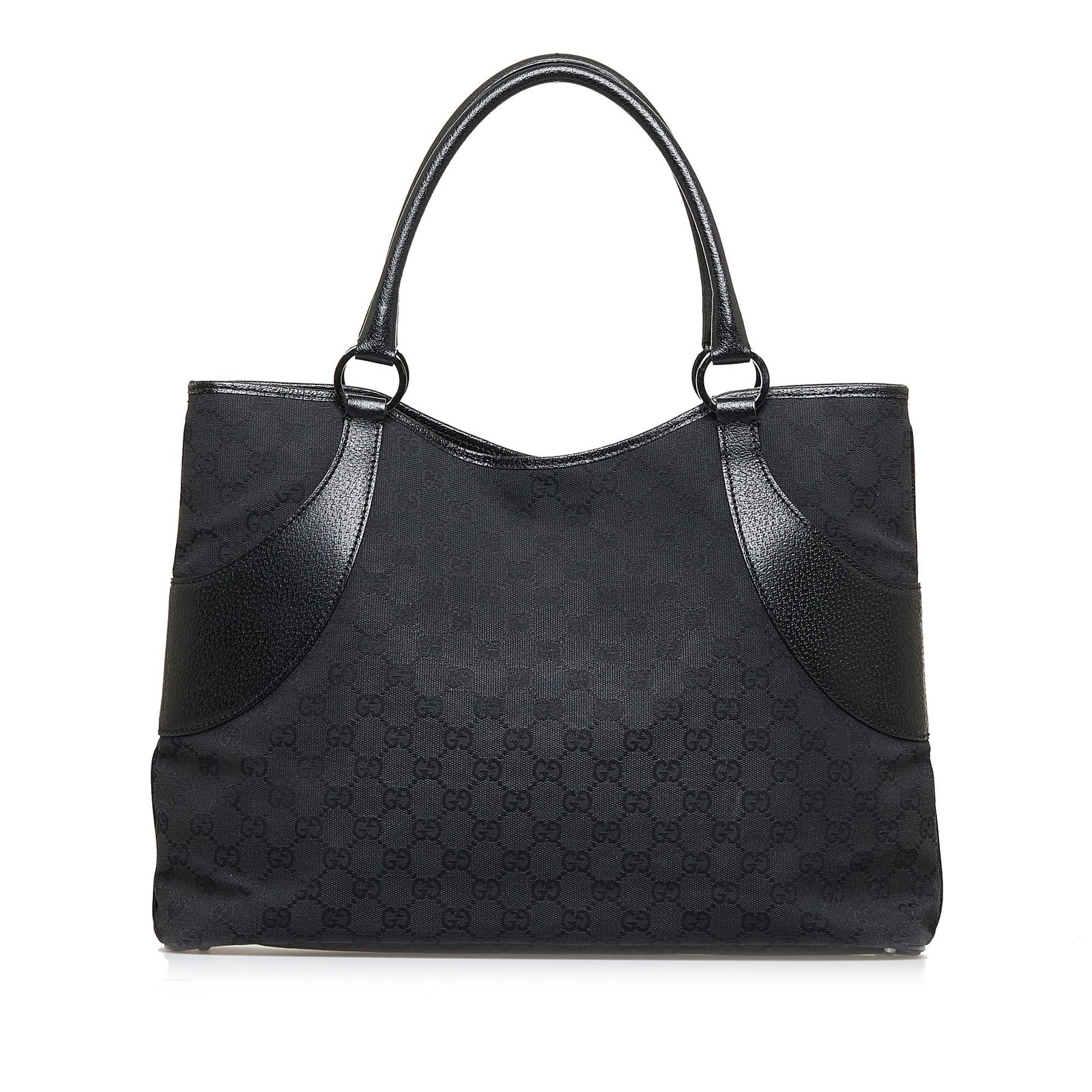 Black Gucci GG Canvas Tote Bag | AlmaBagz - Image 2