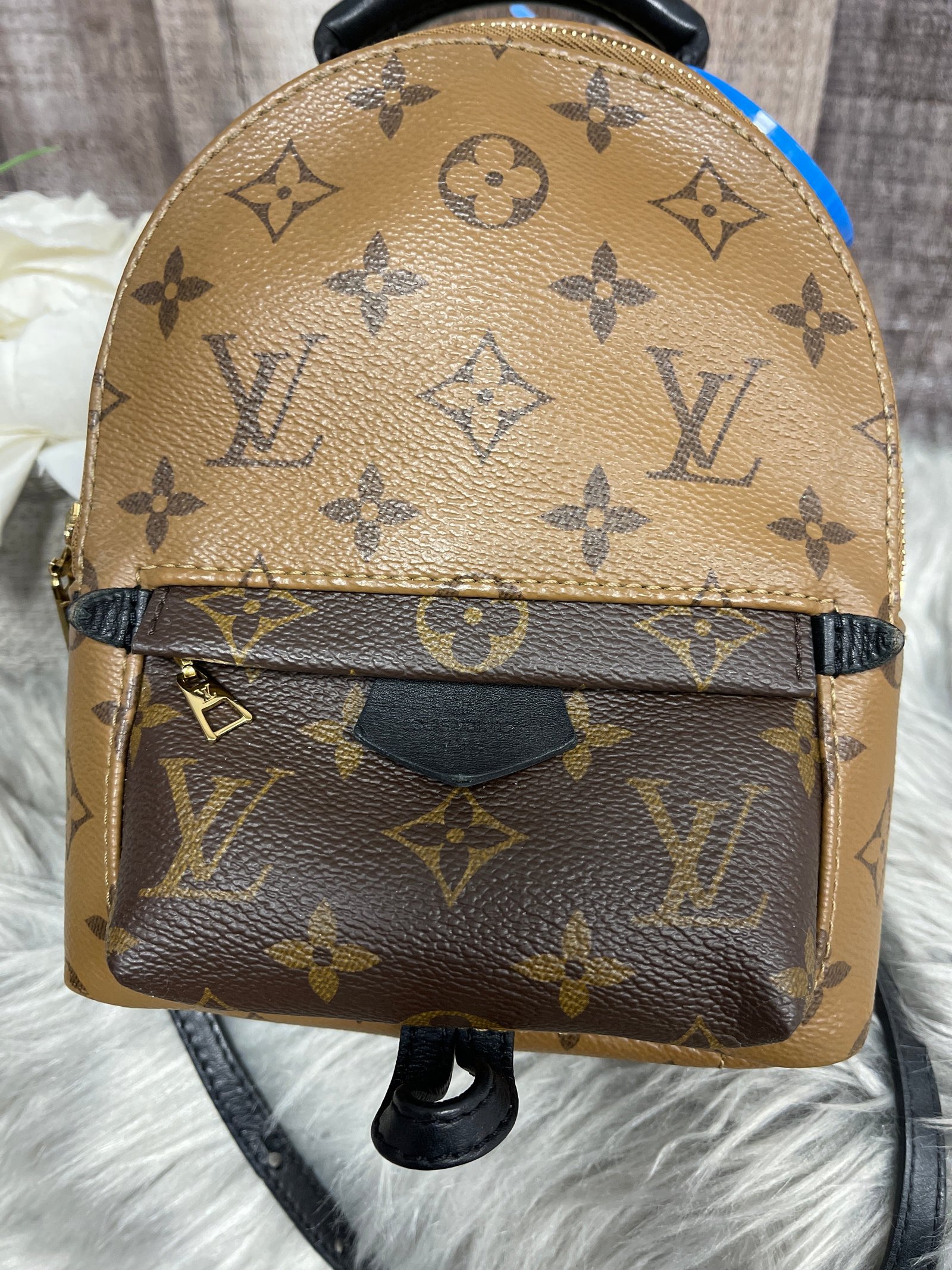 Backpack Luxury Designer By Louis Vuitton Size: Small | AlmaBagz - Image 4