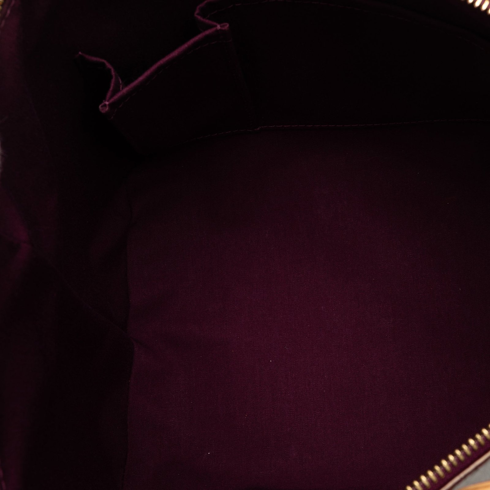 Burgundy Louis Vuitton Monogram Vernis Bellevue PM HandBag | AlmaBagz - Image 5