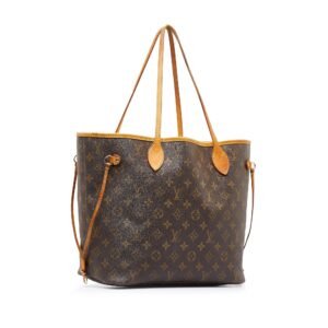 Brown Louis Vuitton Monogram Neverfull MM Tote Bag | AlmaBagz