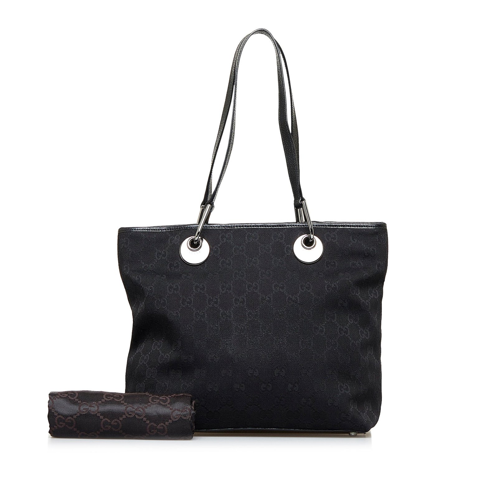 Black Gucci GG Canvas Eclipse Tote | AlmaBagz - Image 9
