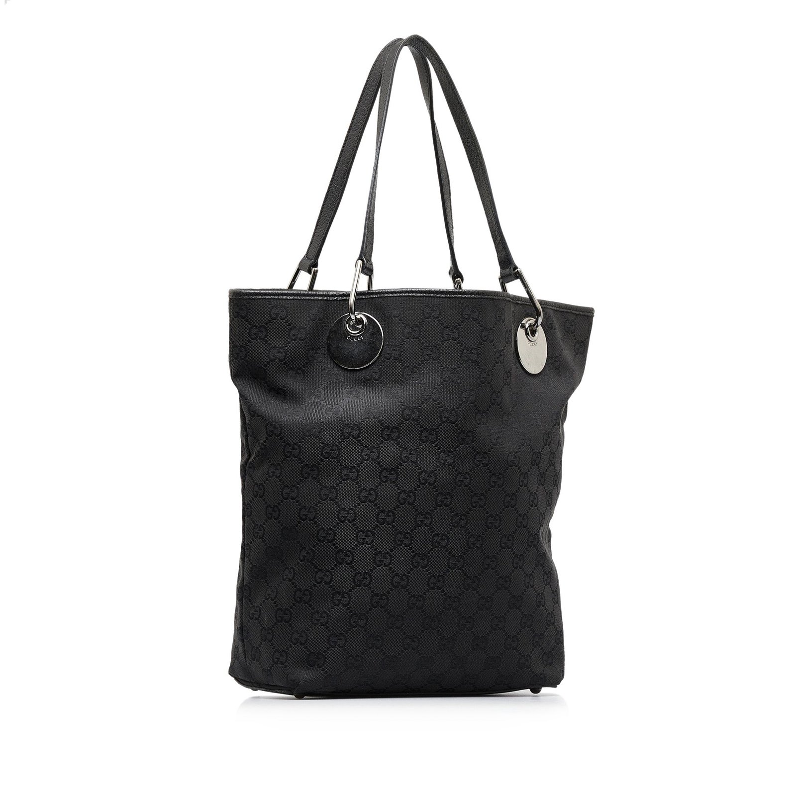 Black Gucci GG Canvas Eclipse Tote | AlmaBagz