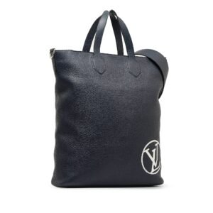 Blue Louis Vuitton Taurillon East Side Tote MM Satchel | AlmaBagz