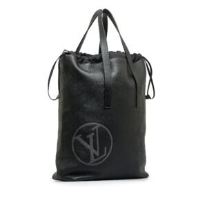 Black Louis Vuitton Taurillon Light Cabas Tote Bag | AlmaBagz