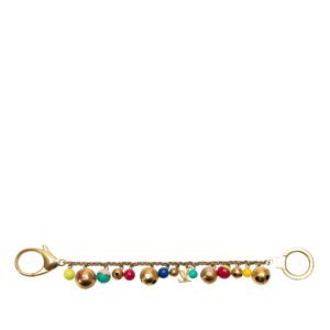 Gold Louis Vuitton Porte Cles Chaine Grelots Bag Charm Key Chain | AlmaBagz