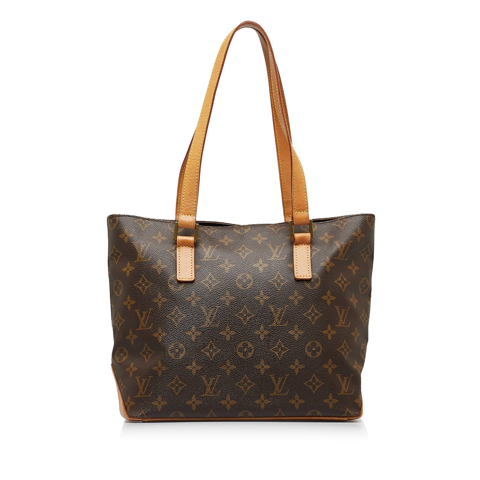 Brown Louis Vuitton Monogram Cabas Piano Tote Bag | AlmaBagz - Image 28