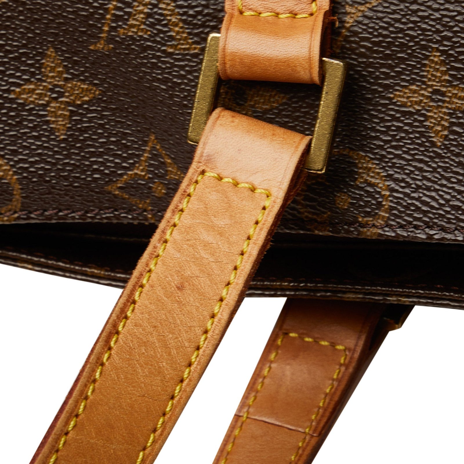 Brown Louis Vuitton Monogram Cabas Piano Tote Bag | AlmaBagz - Image 16