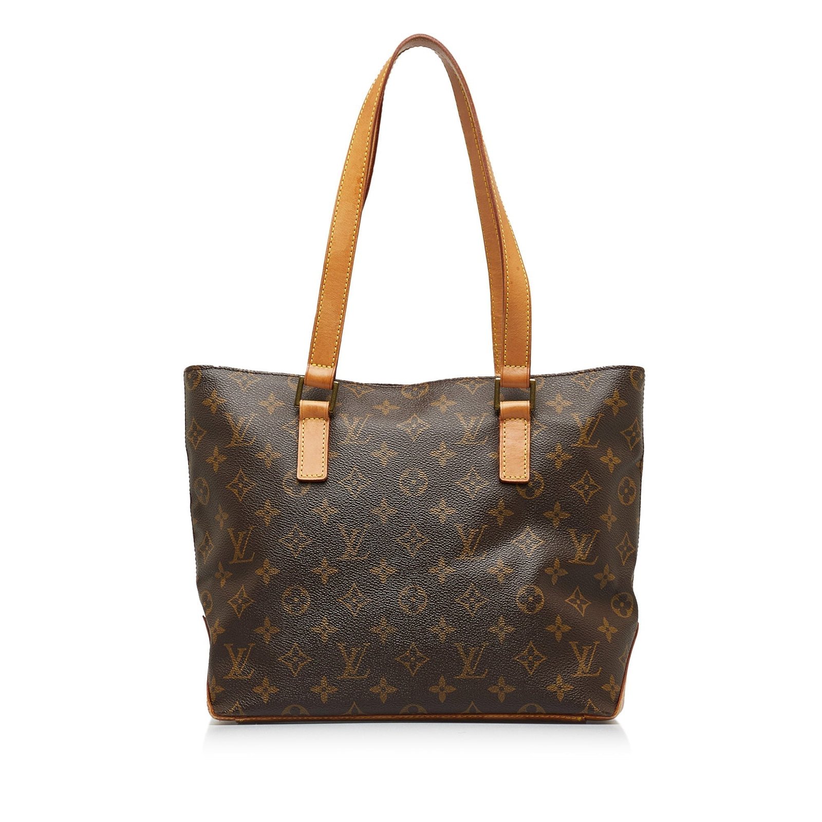 Brown Louis Vuitton Monogram Cabas Piano Tote Bag | AlmaBagz - Image 2