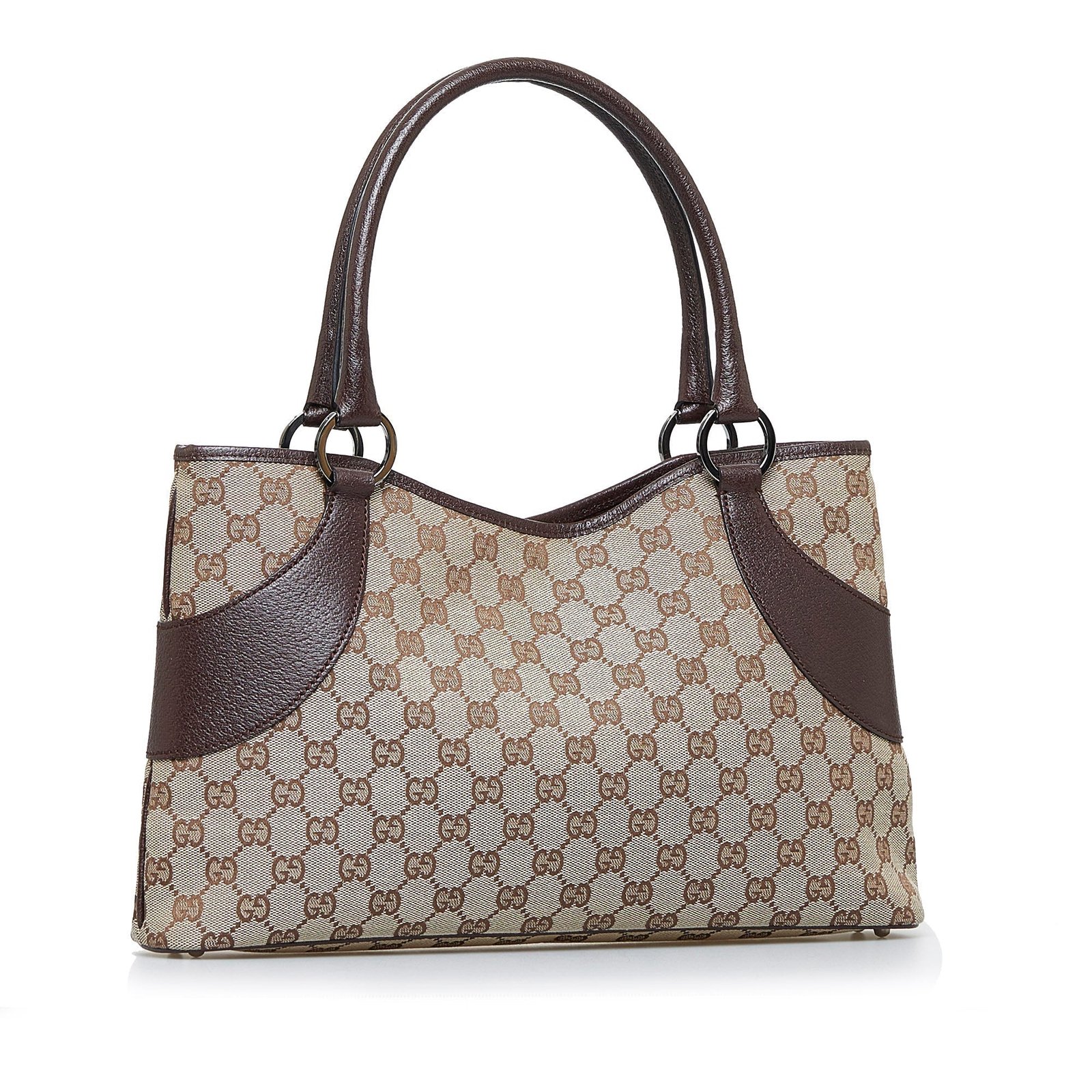 Brown Gucci GG Canvas Tote | AlmaBagz