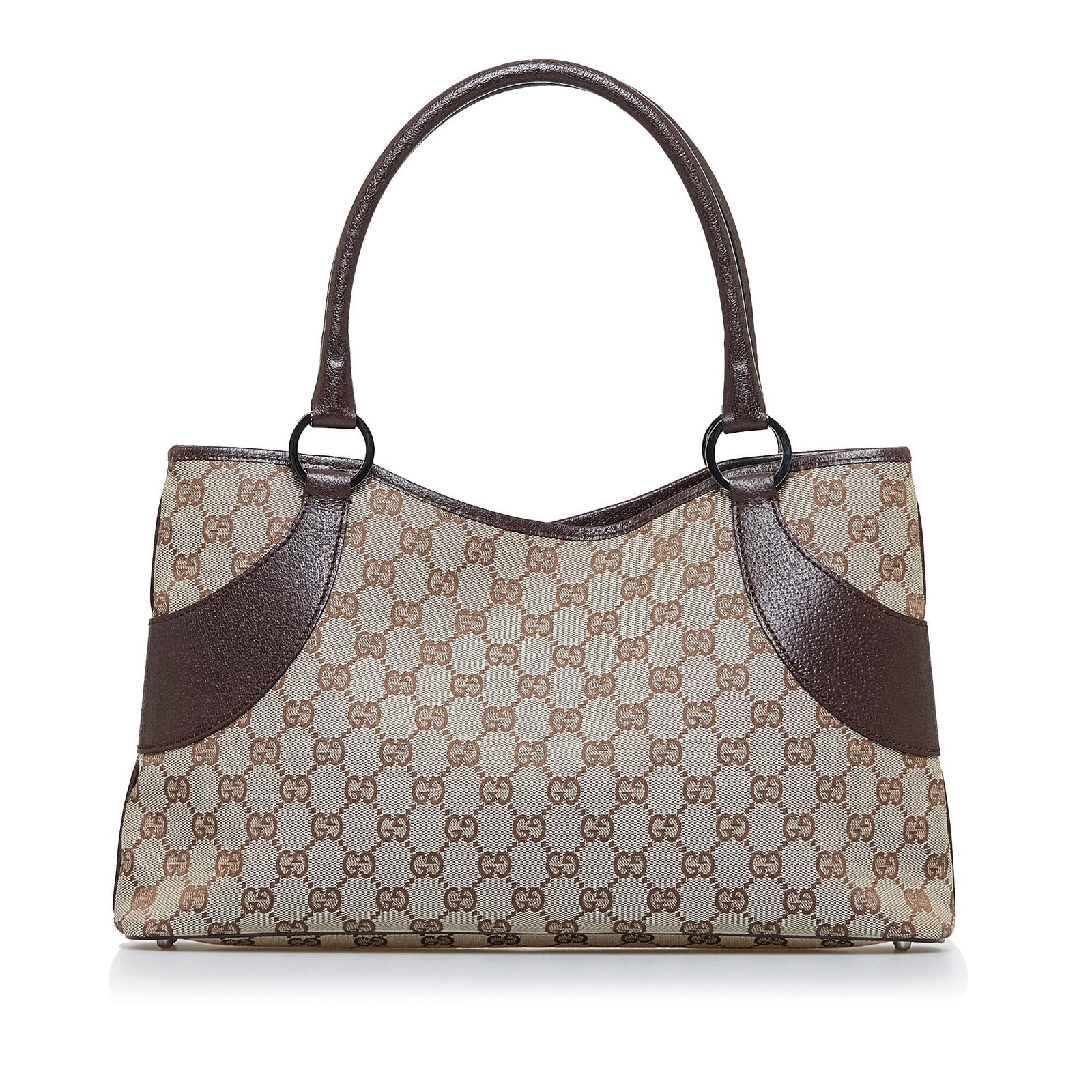 Brown Gucci GG Canvas Tote | AlmaBagz - Image 2