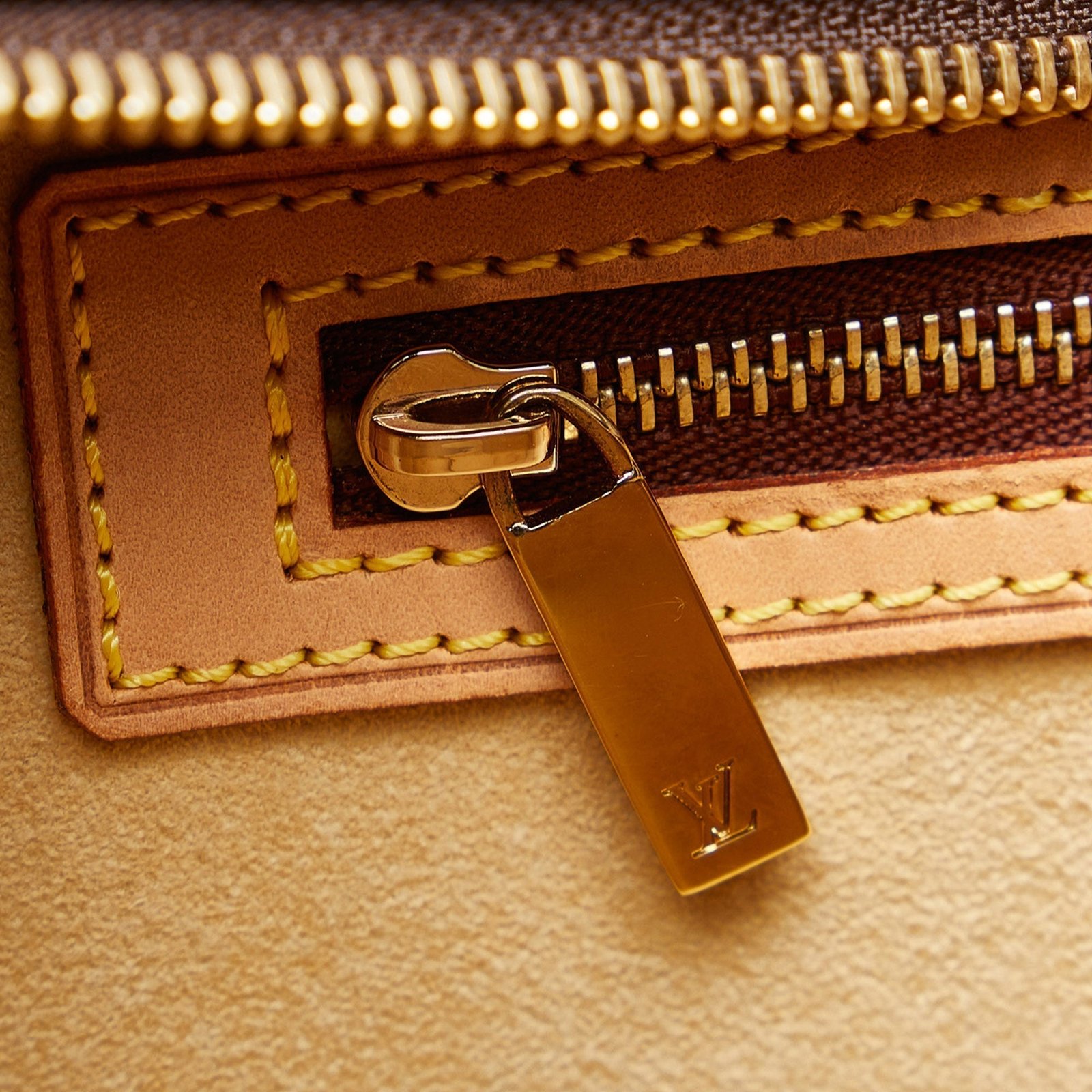 Brown Louis Vuitton Monogram Luco Tote | AlmaBagz - Image 7