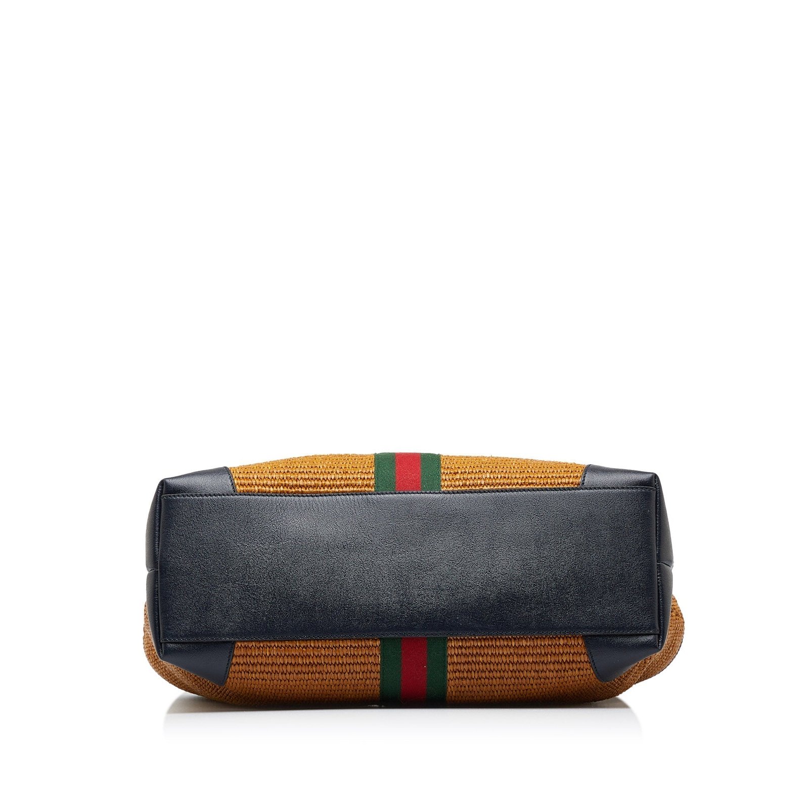 Brown Gucci Medium Raffia Ophidia Tote Bag | AlmaBagz - Image 3