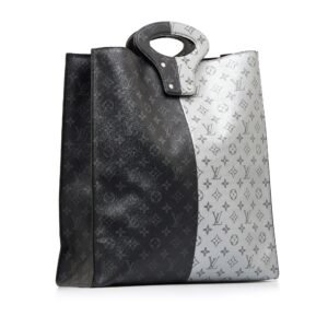 Black Louis Vuitton Monogram Eclipse North South Tote | AlmaBagz
