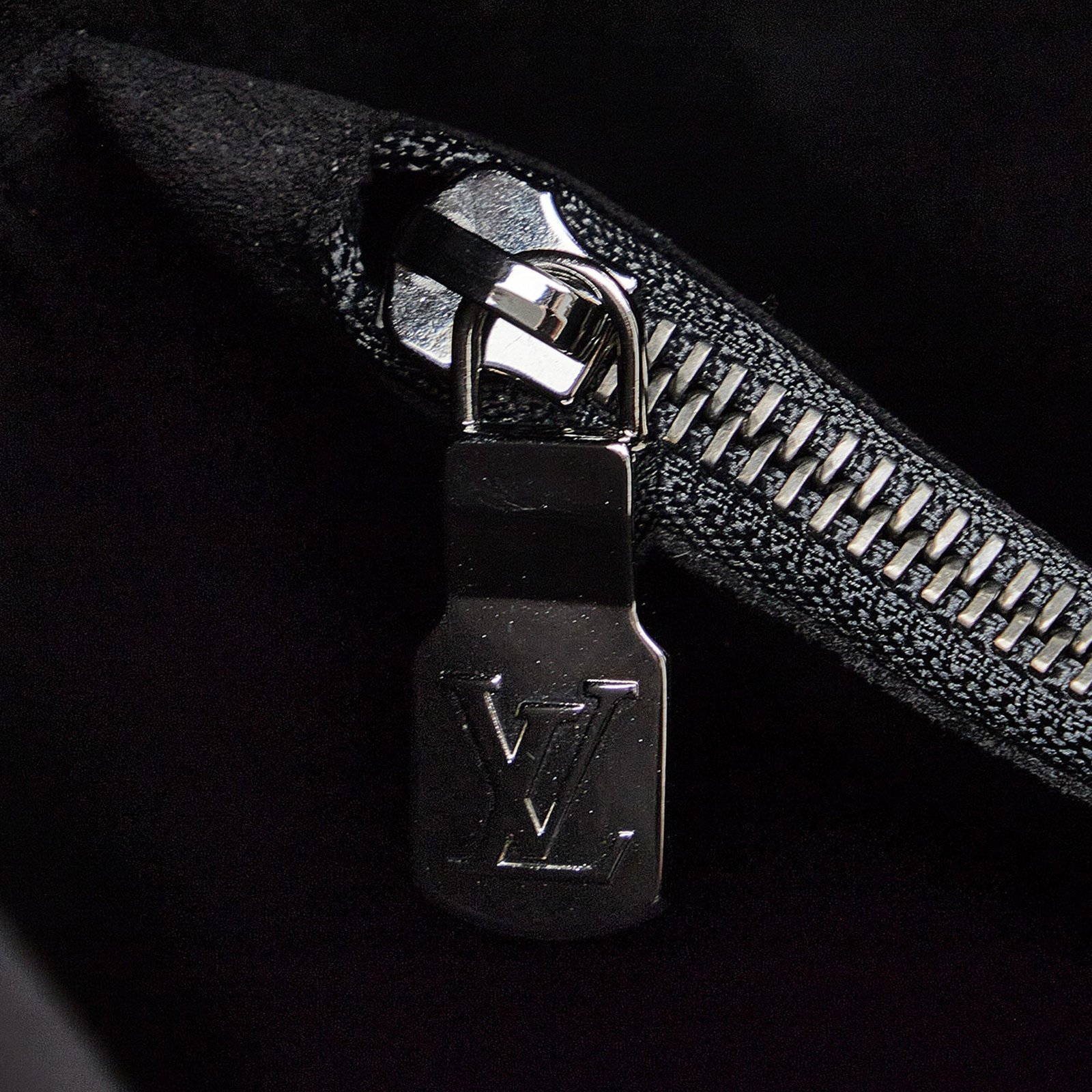 Black Louis Vuitton Monogram Eclipse North South Tote | AlmaBagz - Image 7