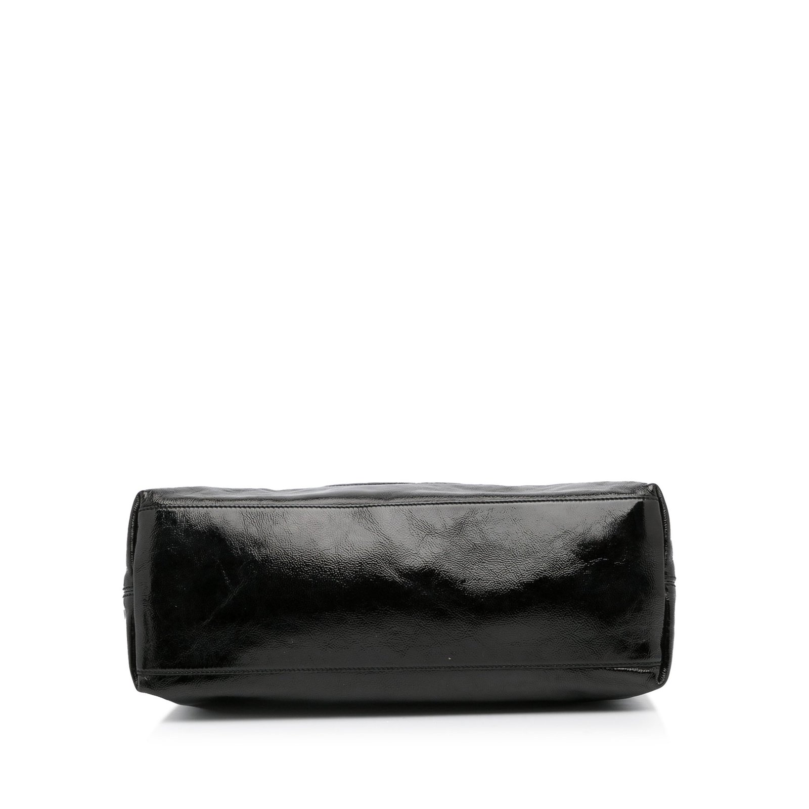 Black Gucci Medium Patent Soho Chain Tote | AlmaBagz - Image 4