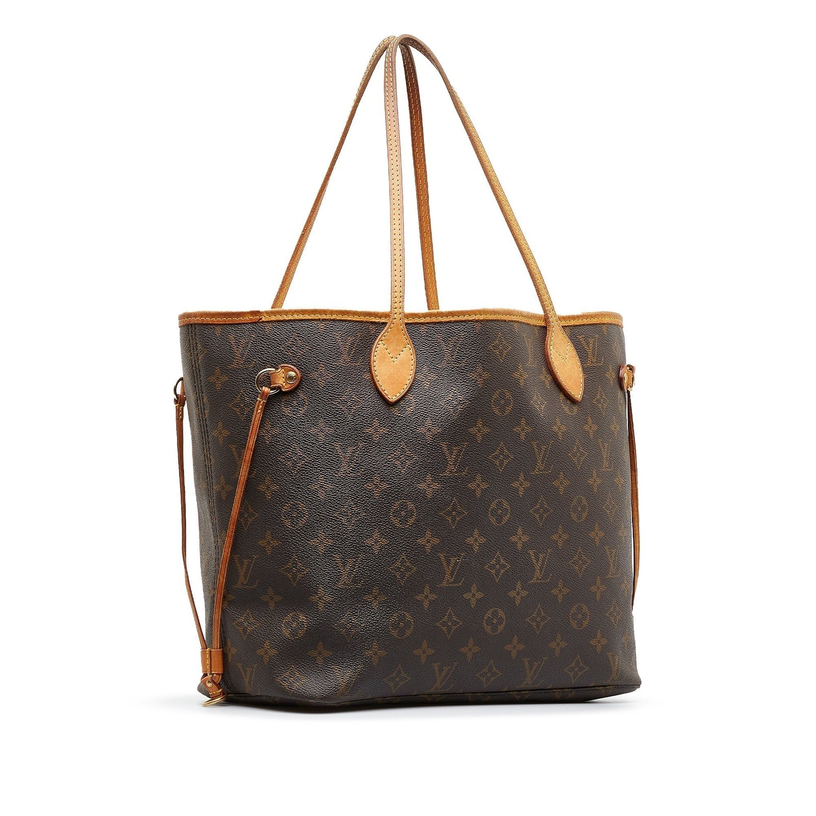 Brown Louis Vuitton Monogram Neverfull MM Tote Bag | AlmaBagz