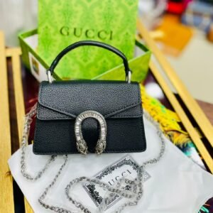 AAA Master Quality Gucci Dionysus Women's Bag - Exclusive Edition (Black) | AlmaBagz