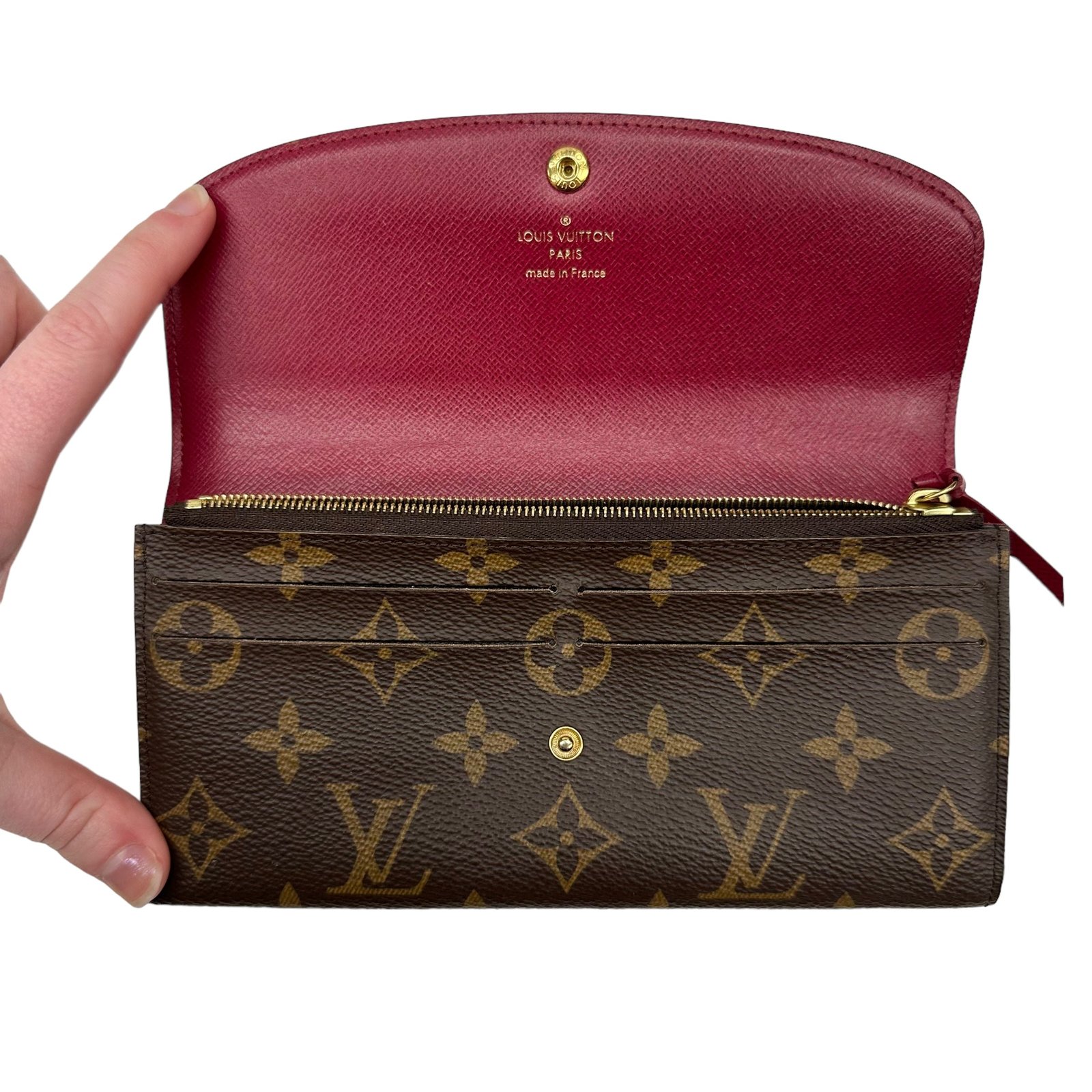 Brown WALLET Luxury DESIGNER by Louis Vuitton Size:MEDIUM | AlmaBagz