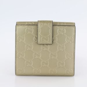 Gold Guccissima Bow Wallet | AlmaBagz