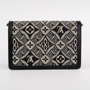 15/7- Louis Vuitton Dauphine Small Since 1854 Black/White | AlmaBagz